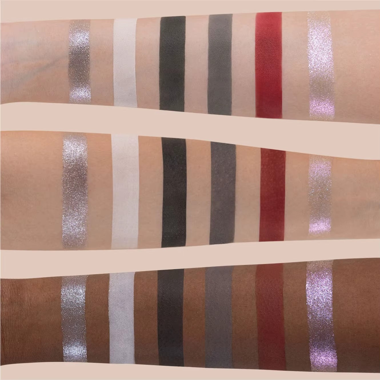 Flower Knows Swan Ballet 6 Color Eyeshadow Palette Matte Shimmer Pearl Glitter Waterproof Highly Pigmented Long Lasting Makeup